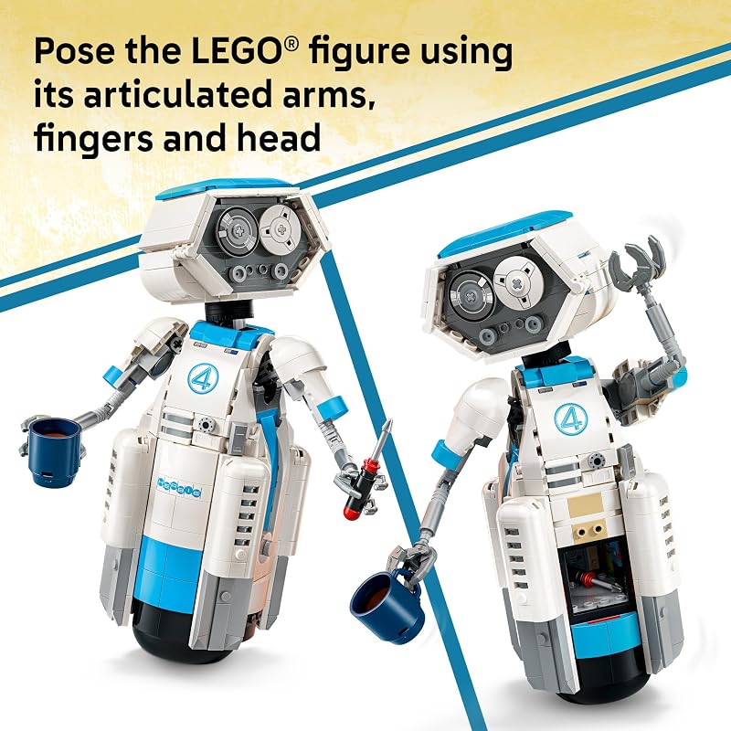 LEGO Marvel The Fantastic Four HERBIE 76339 Building Toy for Boys Girls Ages 10 Display as Bedroom Decor Marvel Movie Memorabilia 747 pieces Gift for Birthdays