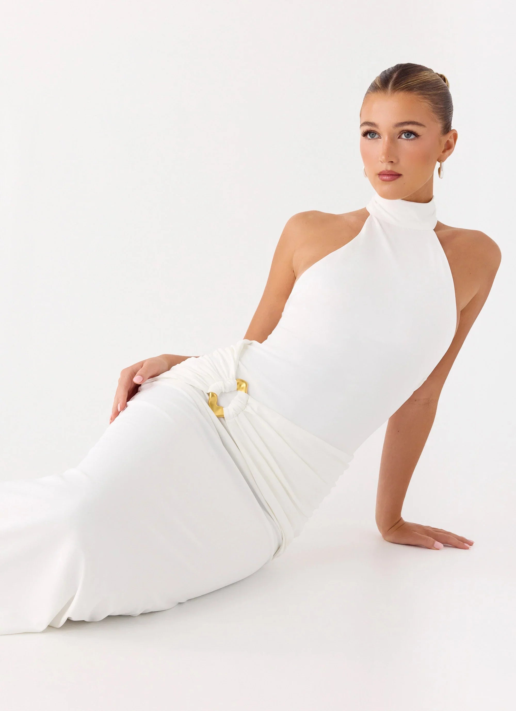 Forever Radiant Maxi Dress White