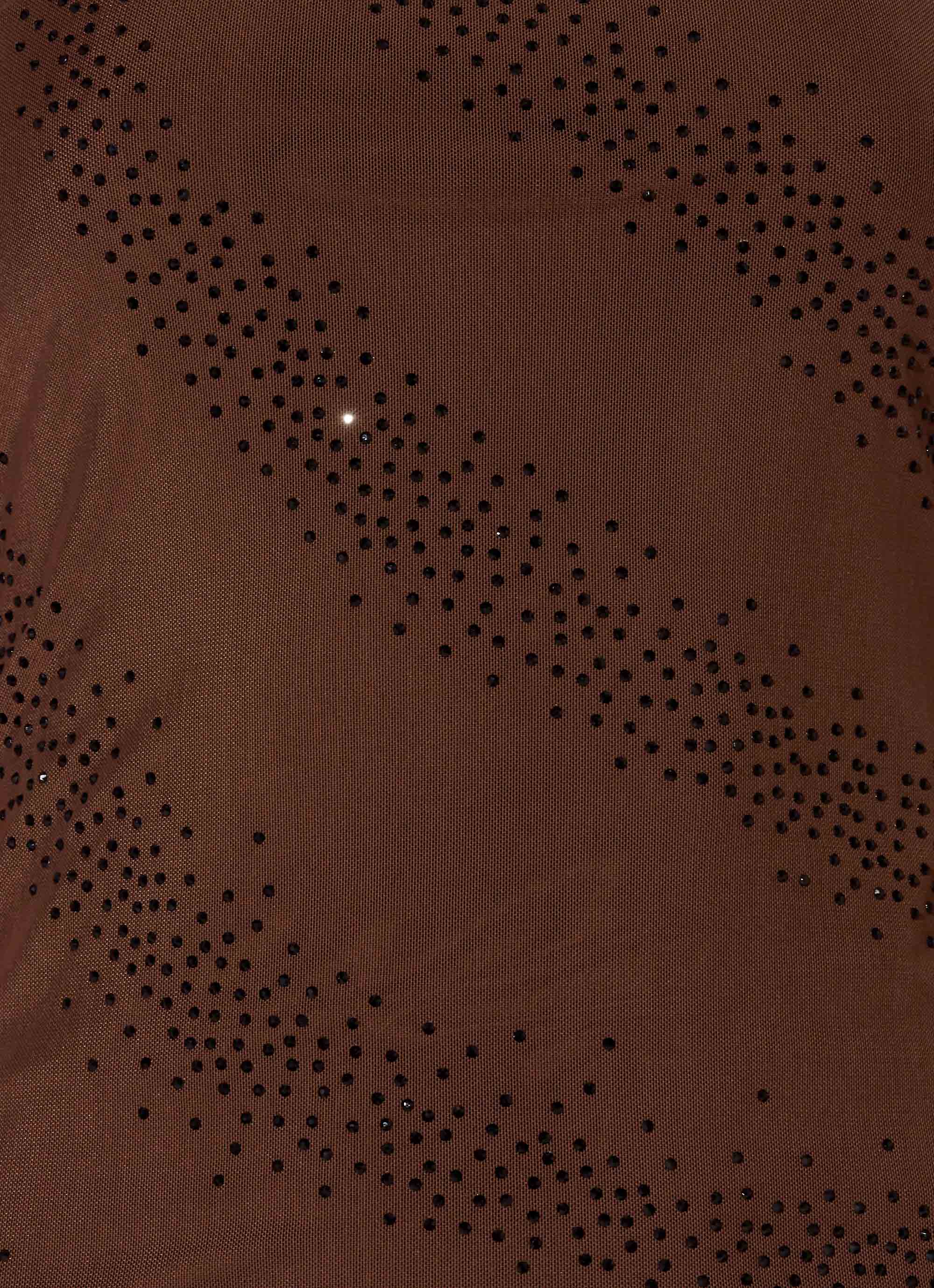 Sweet Sky Beaded Top Chocolate