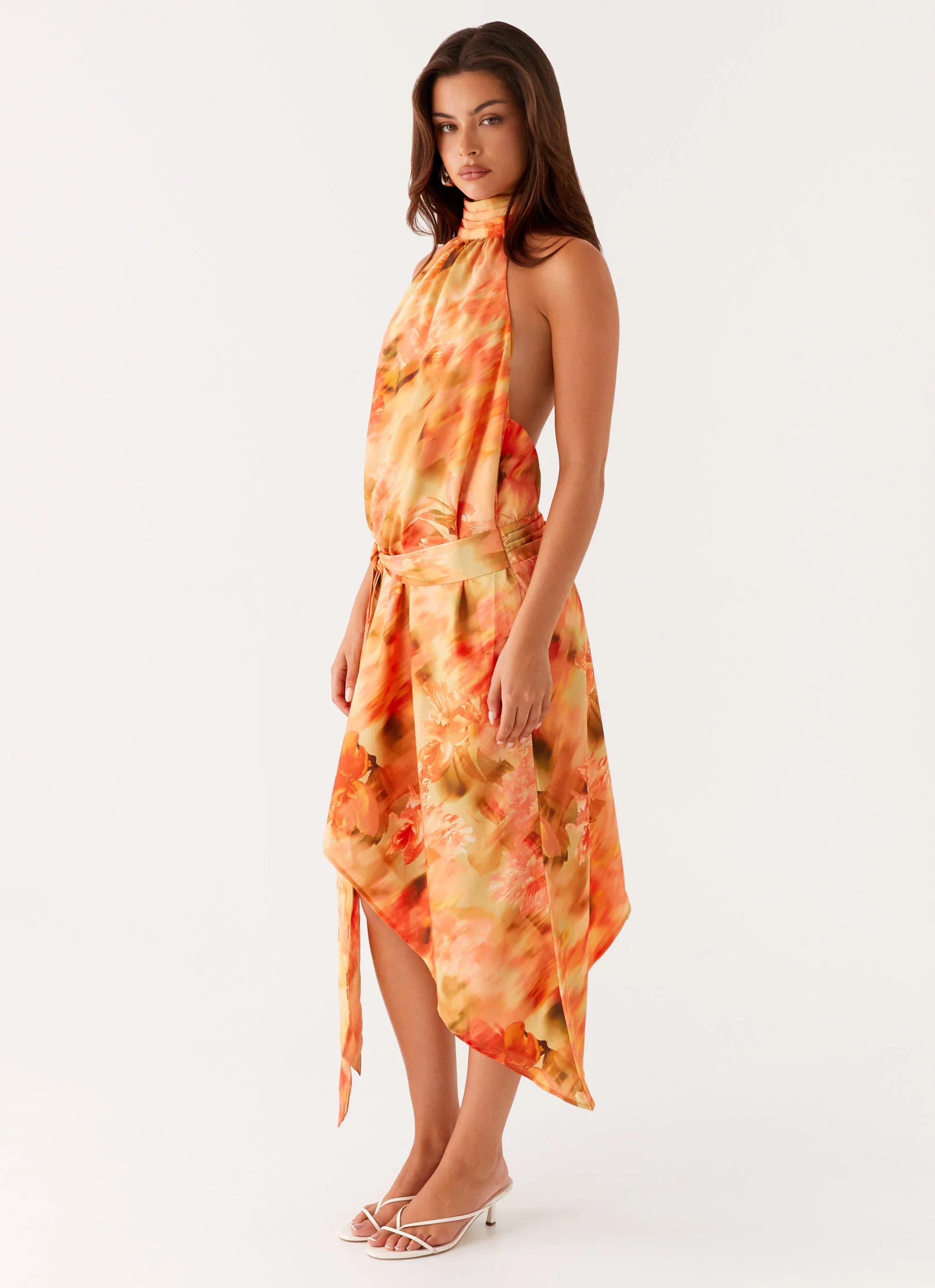 Lou Midi Dress Sunset Floral