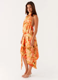 Lou Midi Dress Sunset Floral