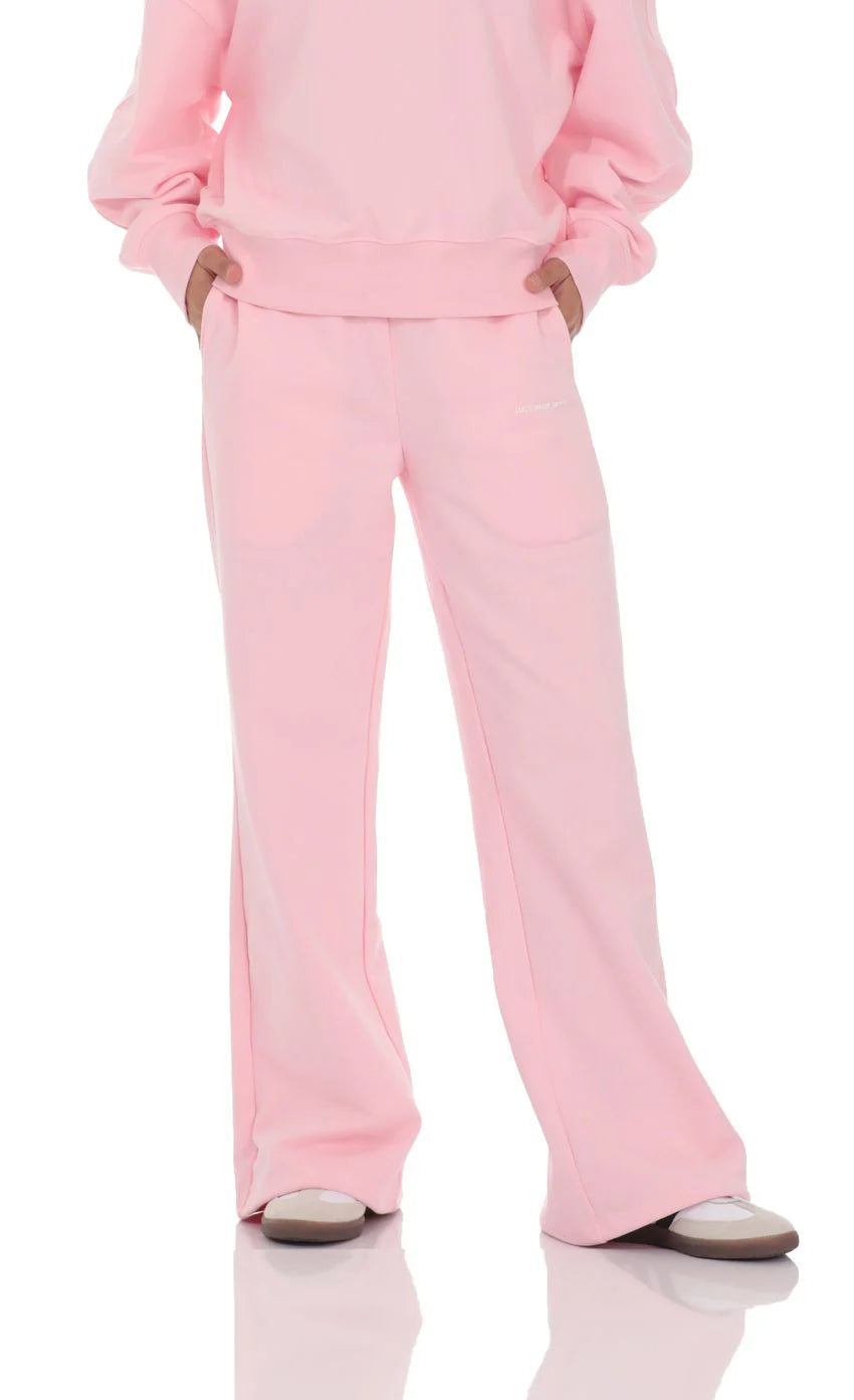 Cinchable Cuff Lucy Sweatpants in Pink