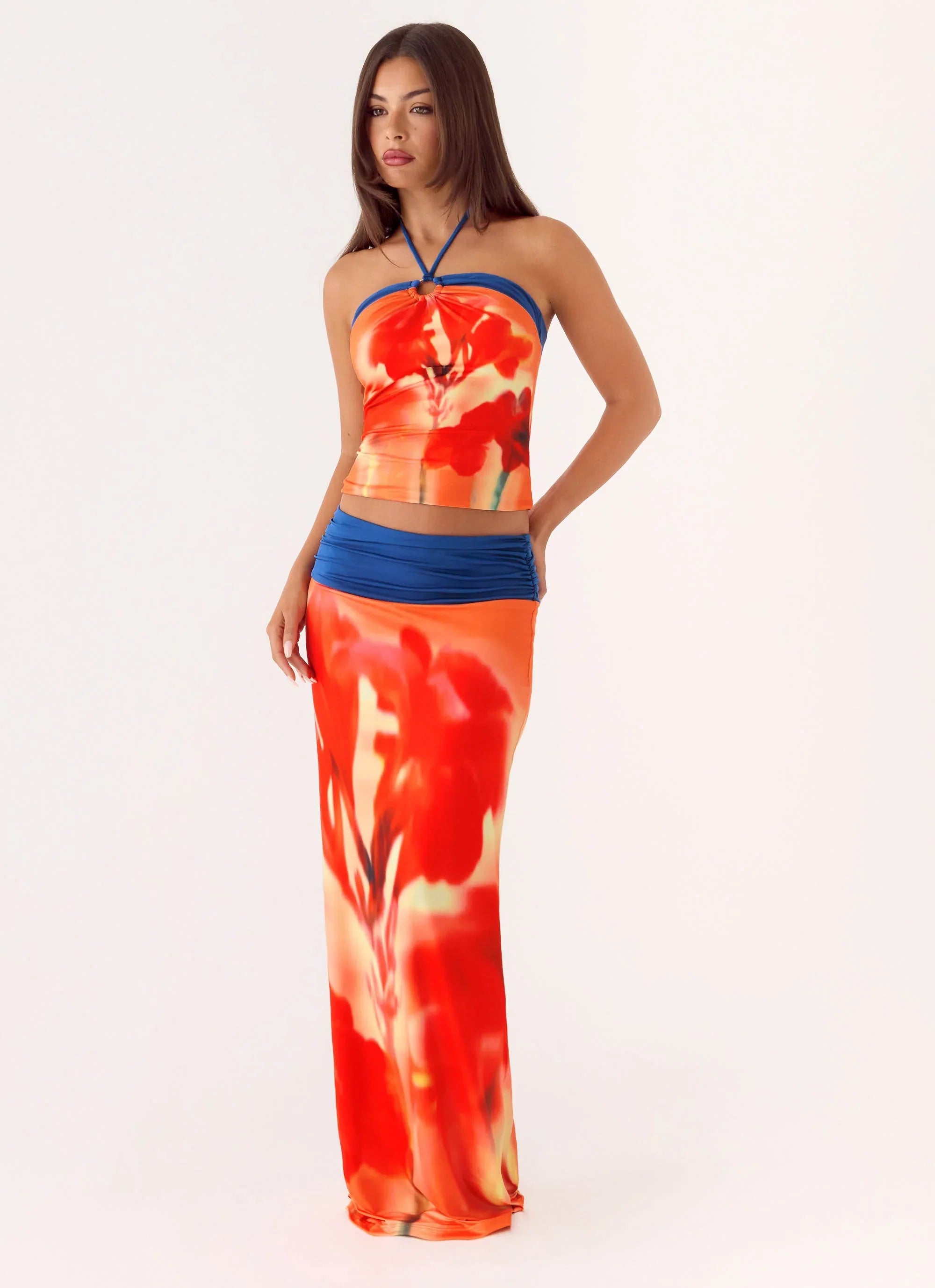 Fraser Maxi Skirt Sunburnt Petal