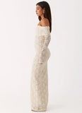 Yours Always Lace Maxi Dress Ivory