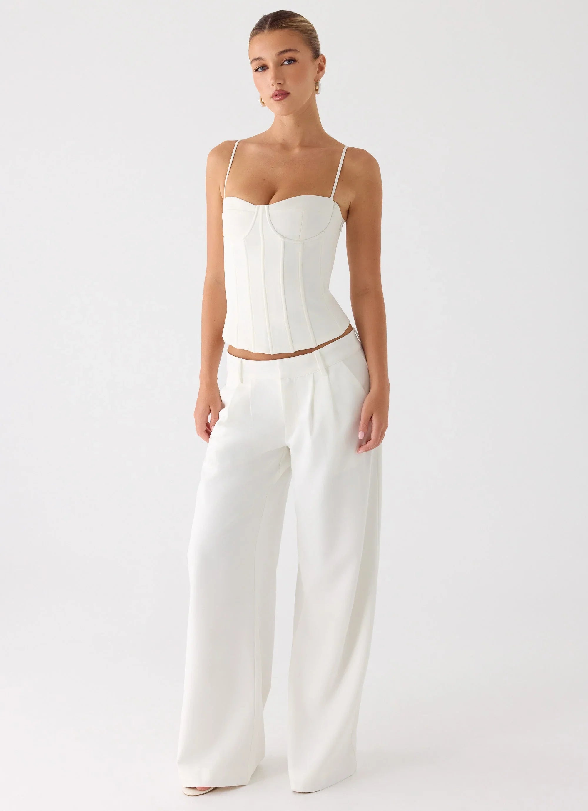 Ania Corset Top Ivory