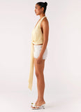 Neptune Halter Top Yellow