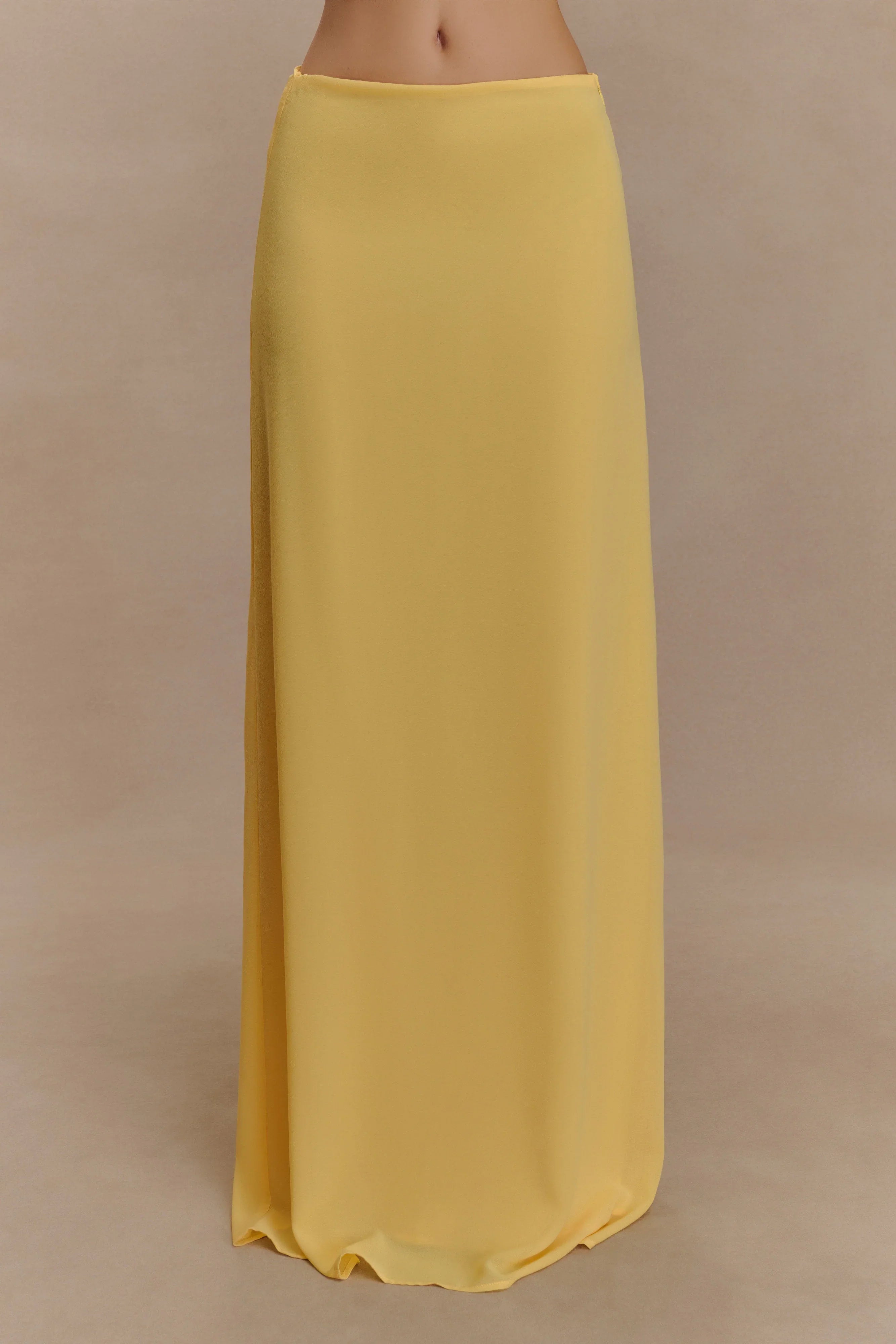 Katalina Chiffon Maxi Skirt Butterscotch