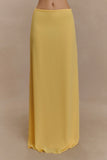 Katalina Chiffon Maxi Skirt Butterscotch