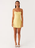 Cindy Mini Dress Yellow