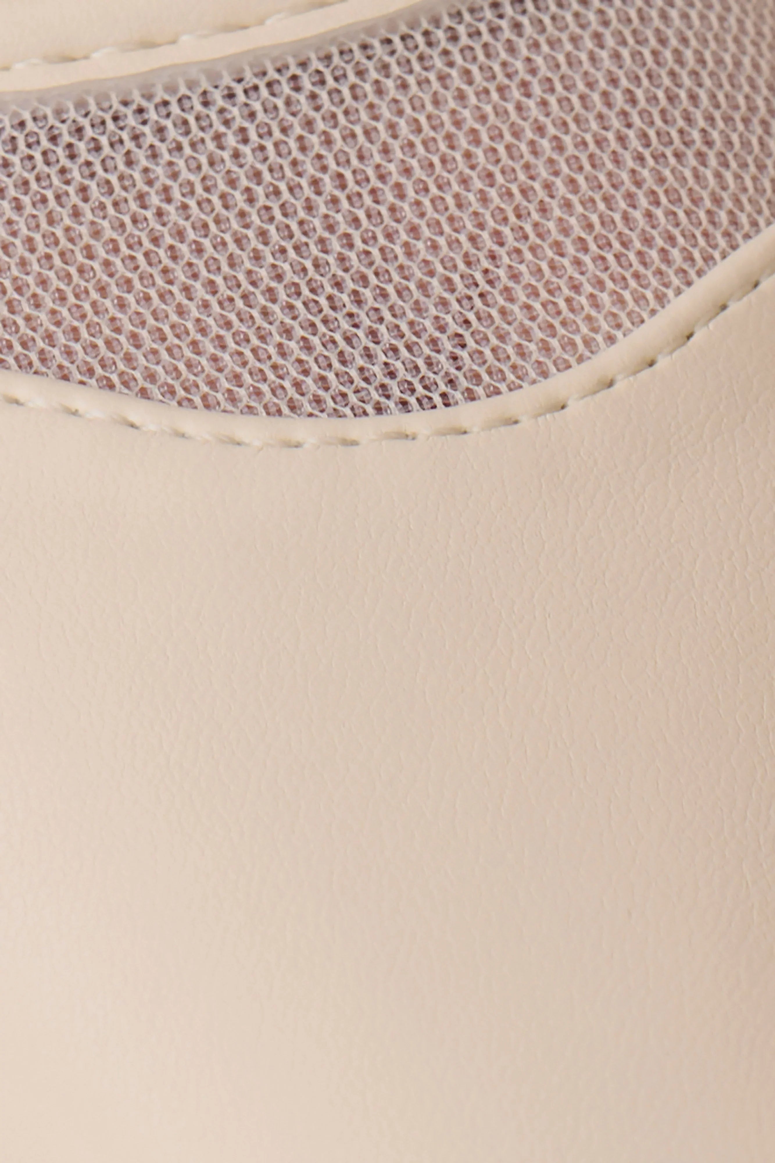 Micah Mesh Pointed Heel Ivory