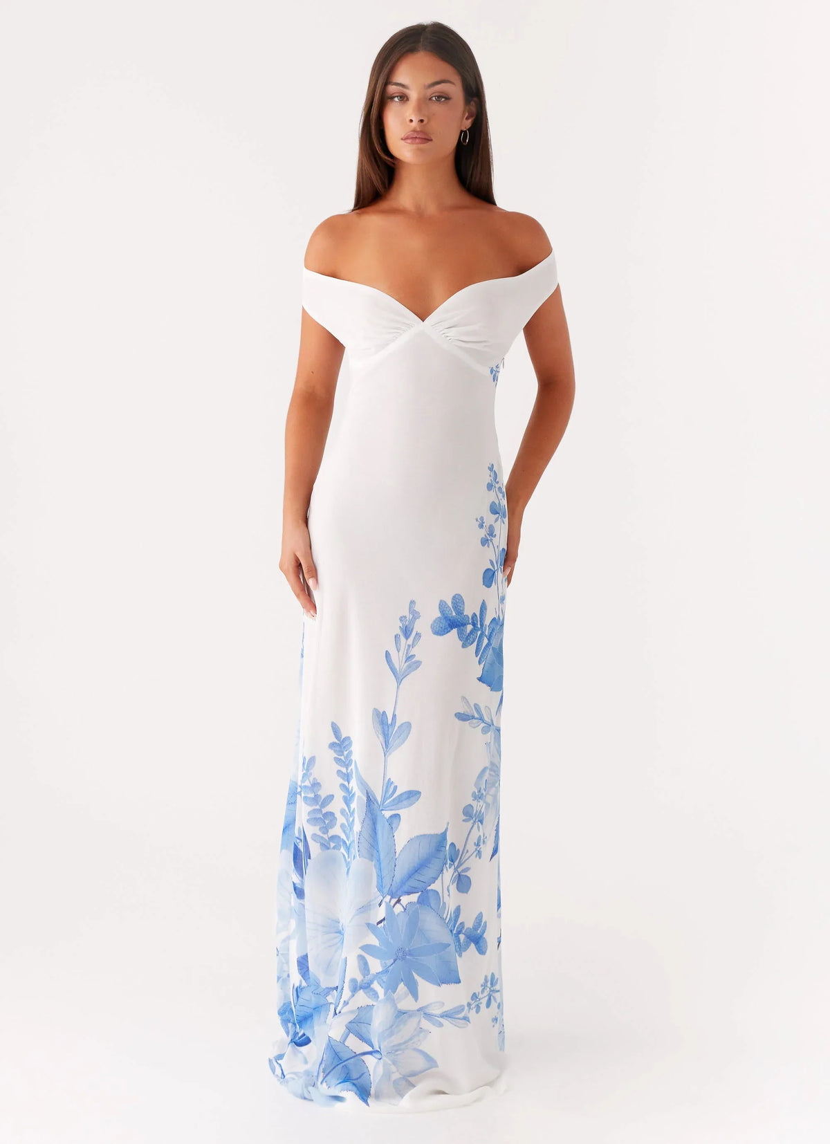 Krissa Maxi Dress Blue Floral