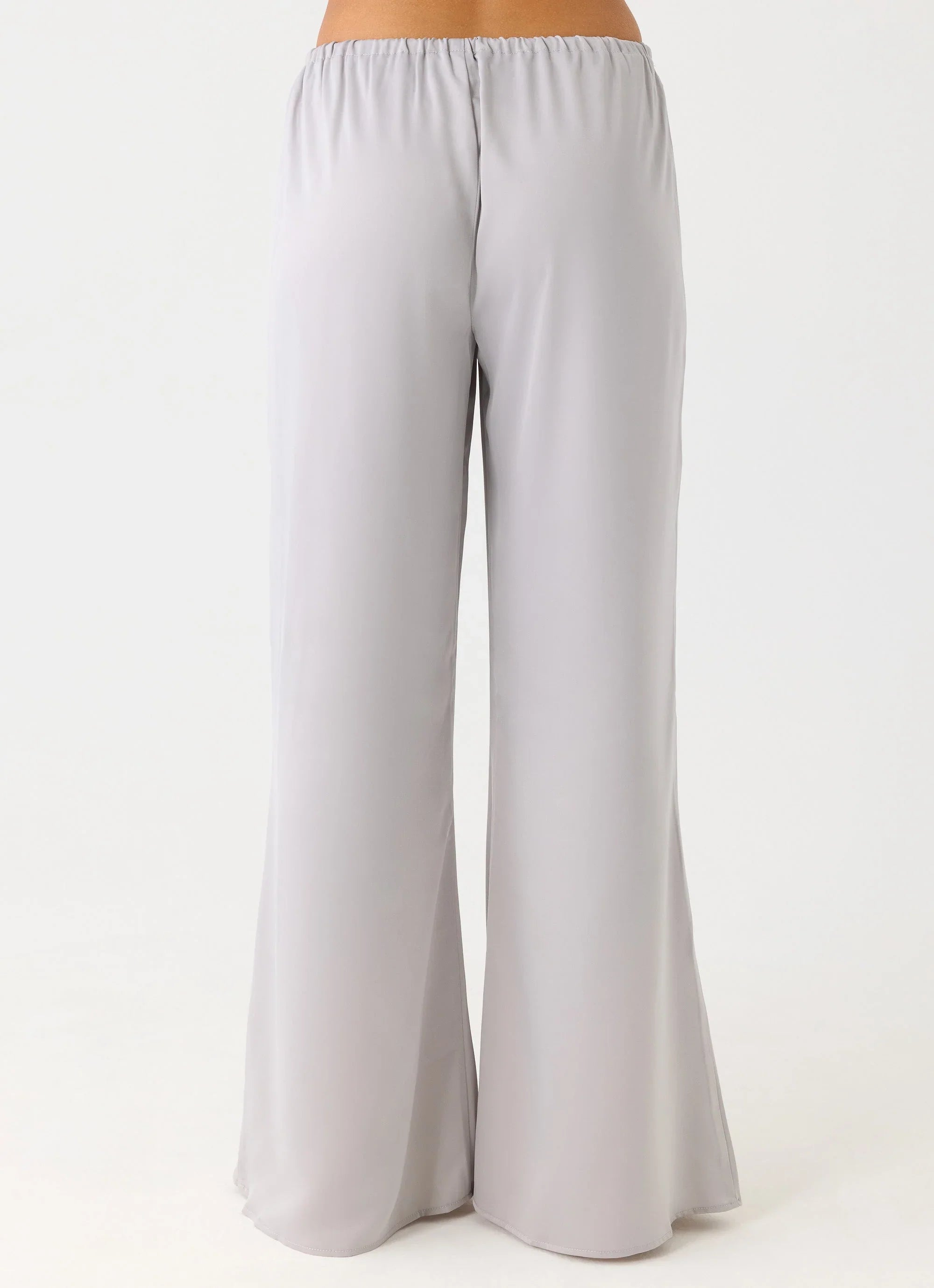 Sorena Low Rise Flared Pants Misty Blue