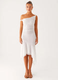 Huntah Midi Dress Ivory
