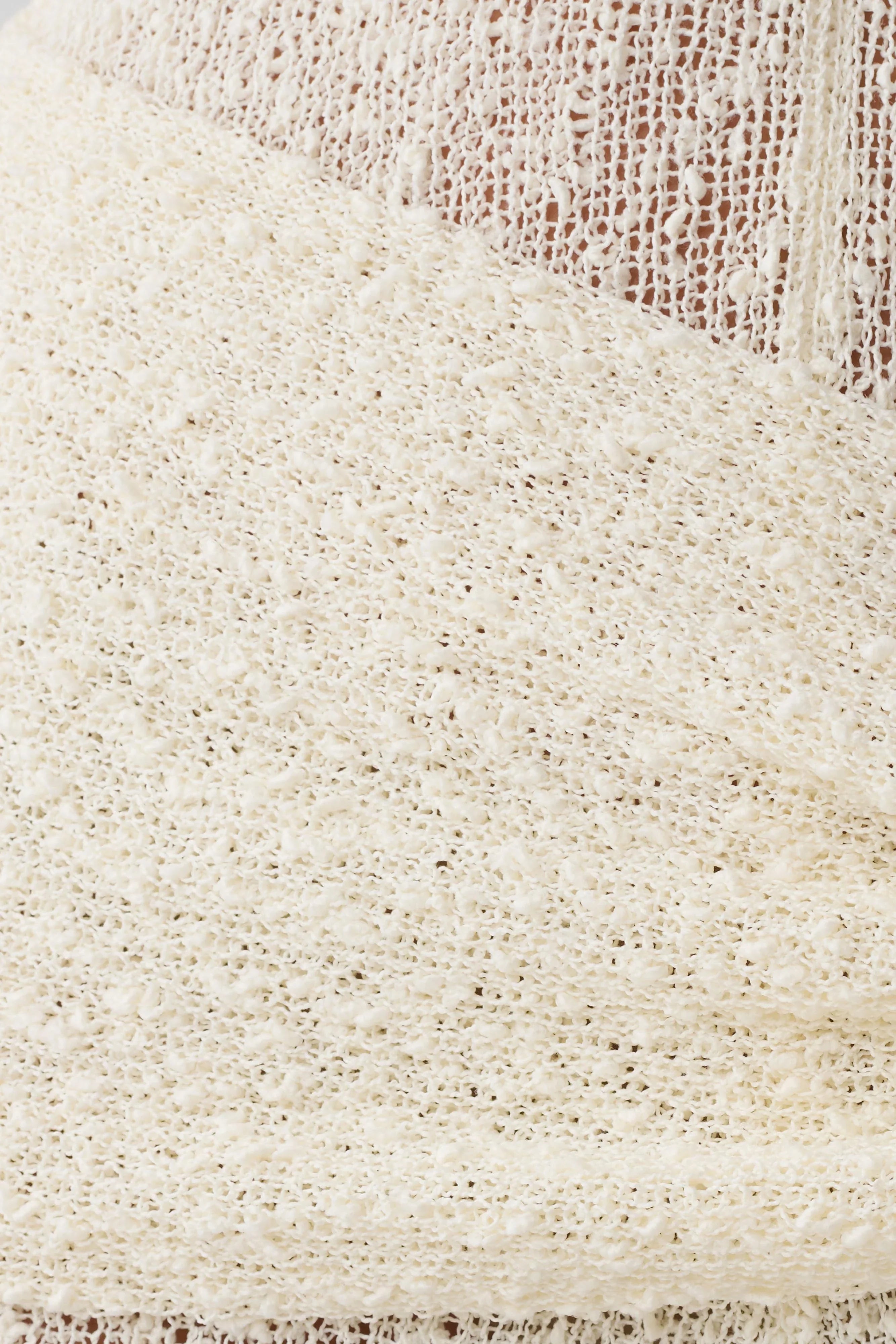 Mattais Boucle Knit Pants Ivory