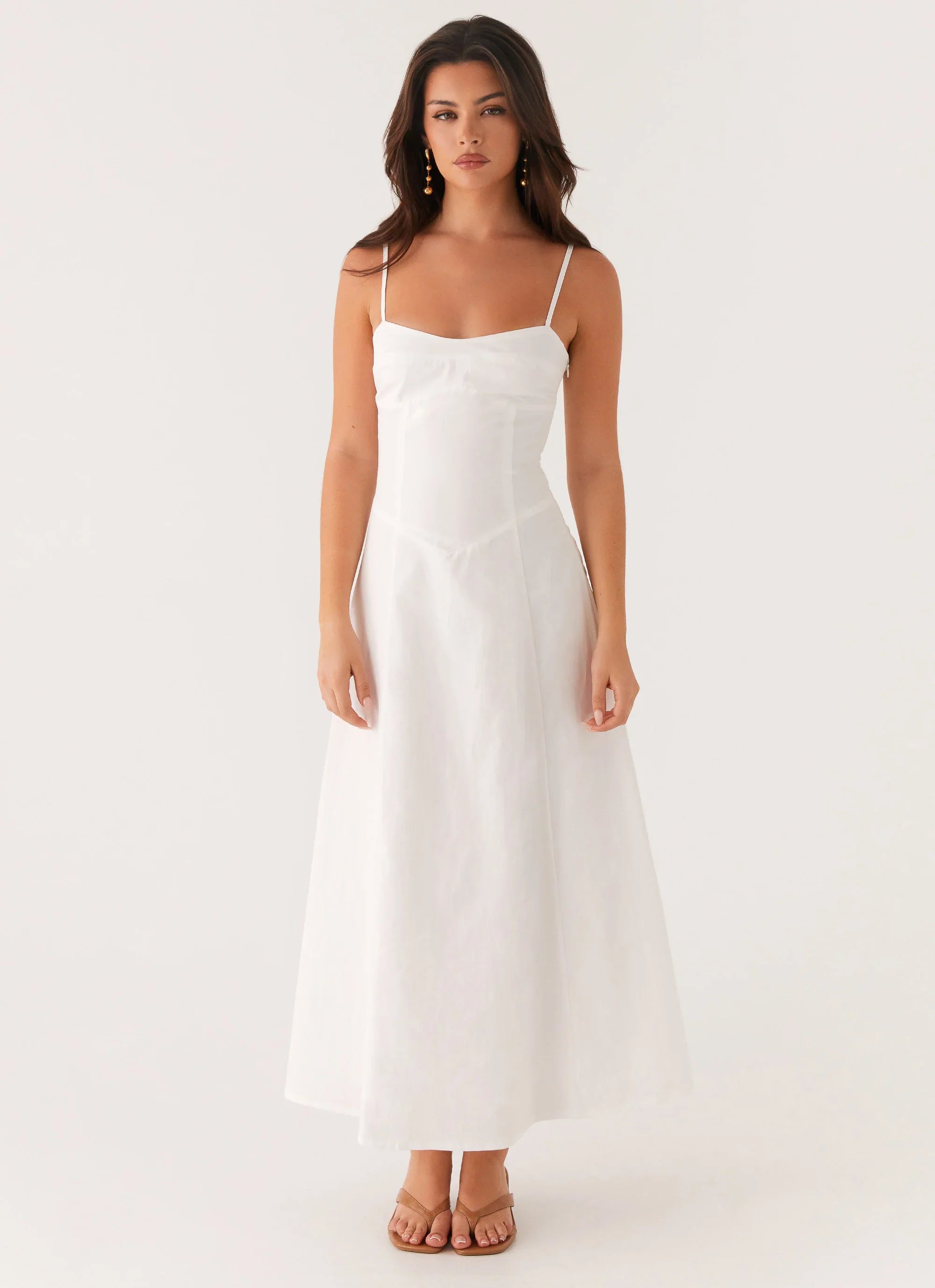 Noosa Midi Dress White