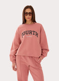 Pink Fourth Branded Sweatshirt