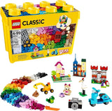 LEGO Classic Large Creative Brick Box 10698 Building Toys for Boys Girls Ages 4 99 Develops Fine Motor Skills W Storage Bin 790 Pieces Gift for Birthdays