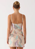 Elyna Beaded Top Swirl Sequin