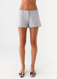 Oslo Mini Shorts Grey