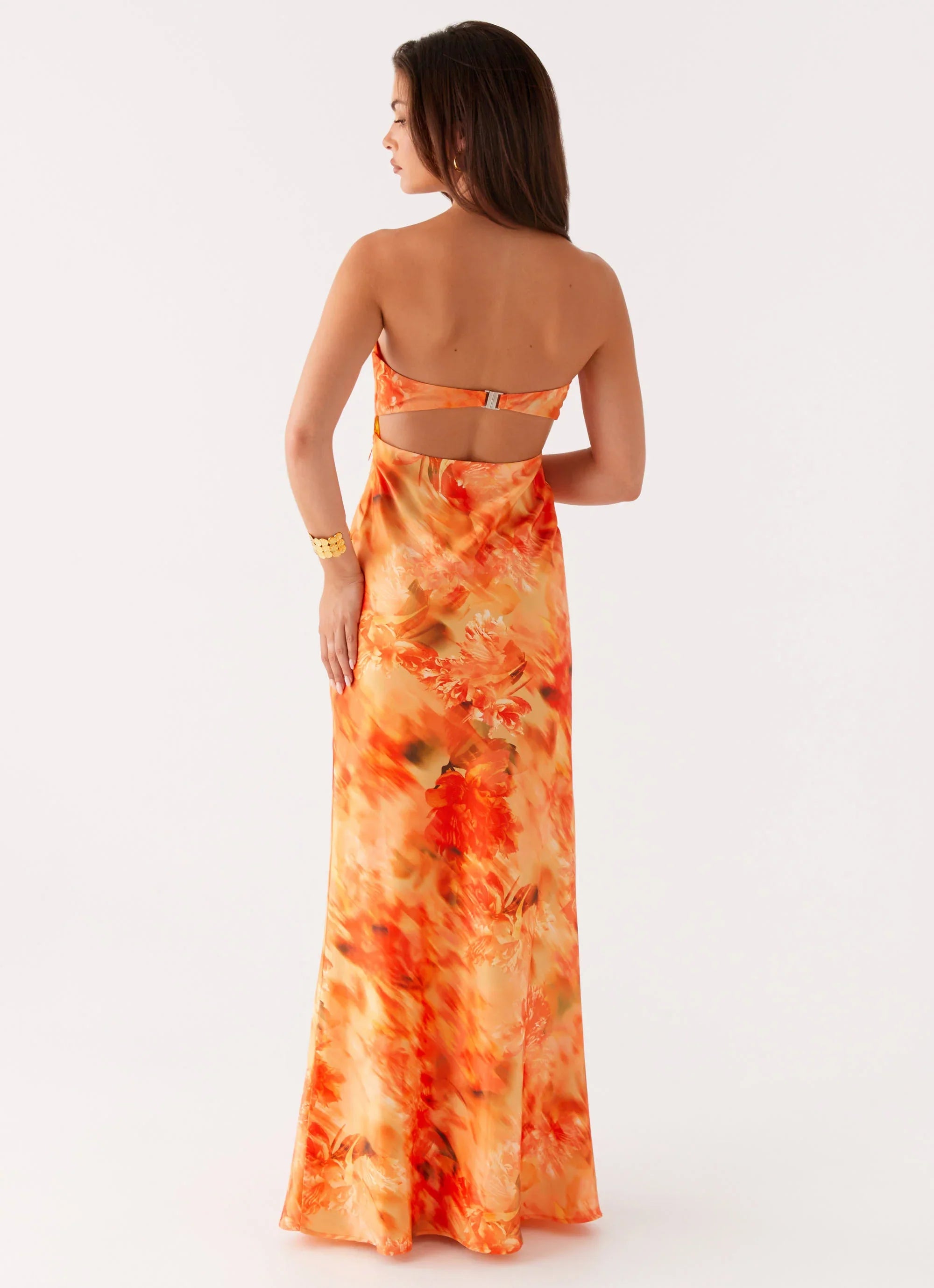 Carmen Maxi Dress Sunset Floral