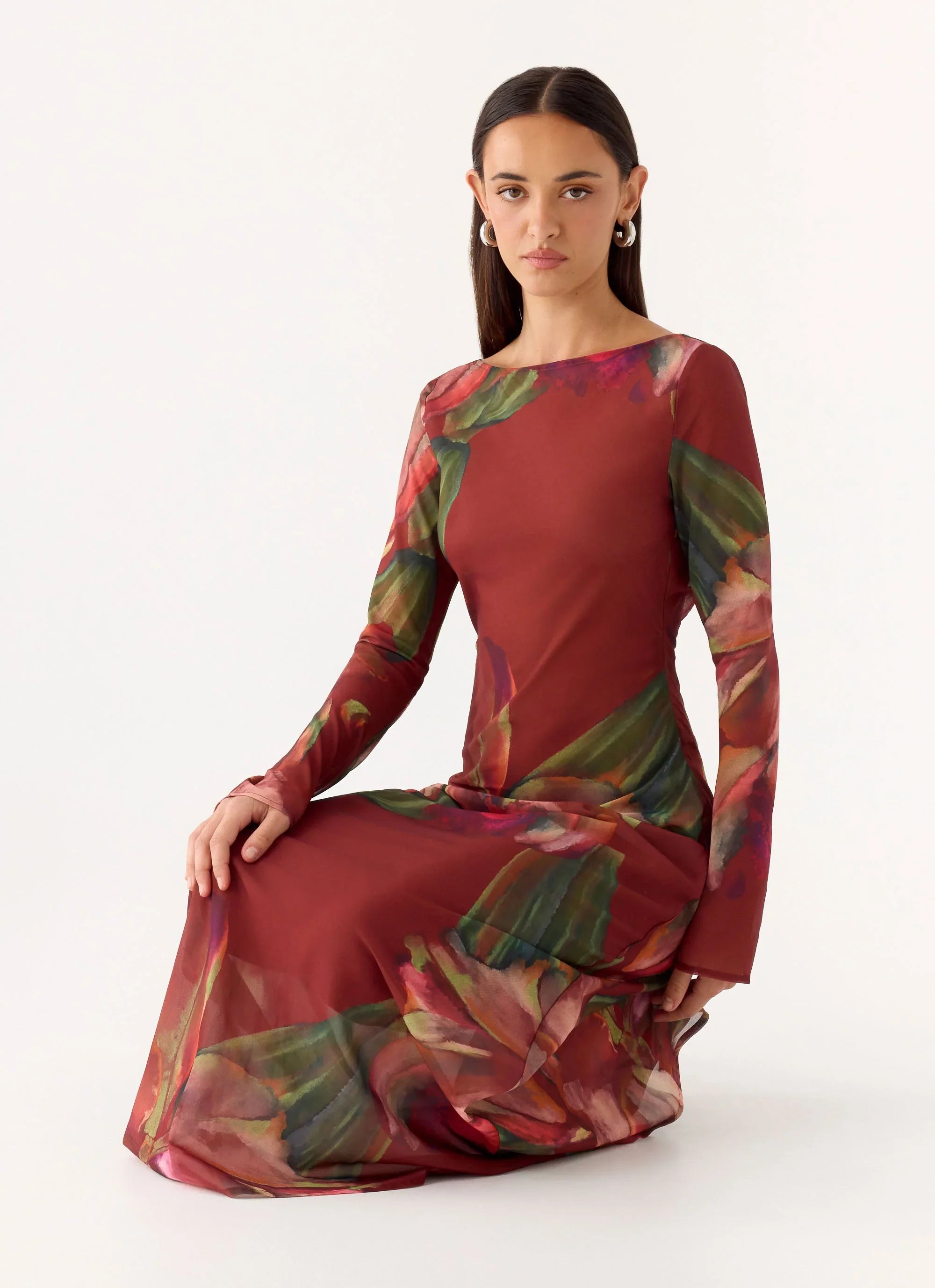 Charmayne Chiffon Maxi Dress Cuba Cuba