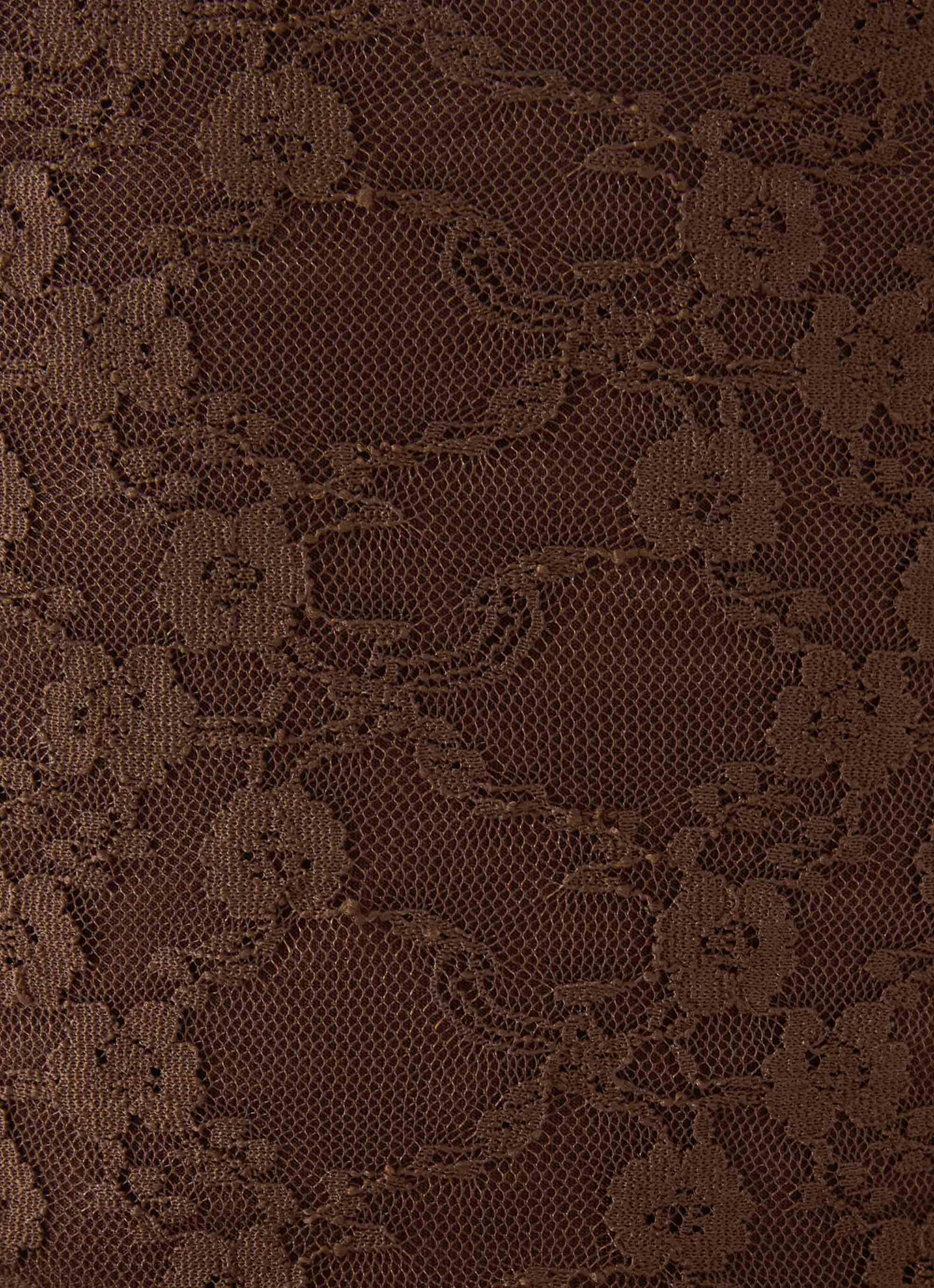 Avelora Lace Top Chocolate