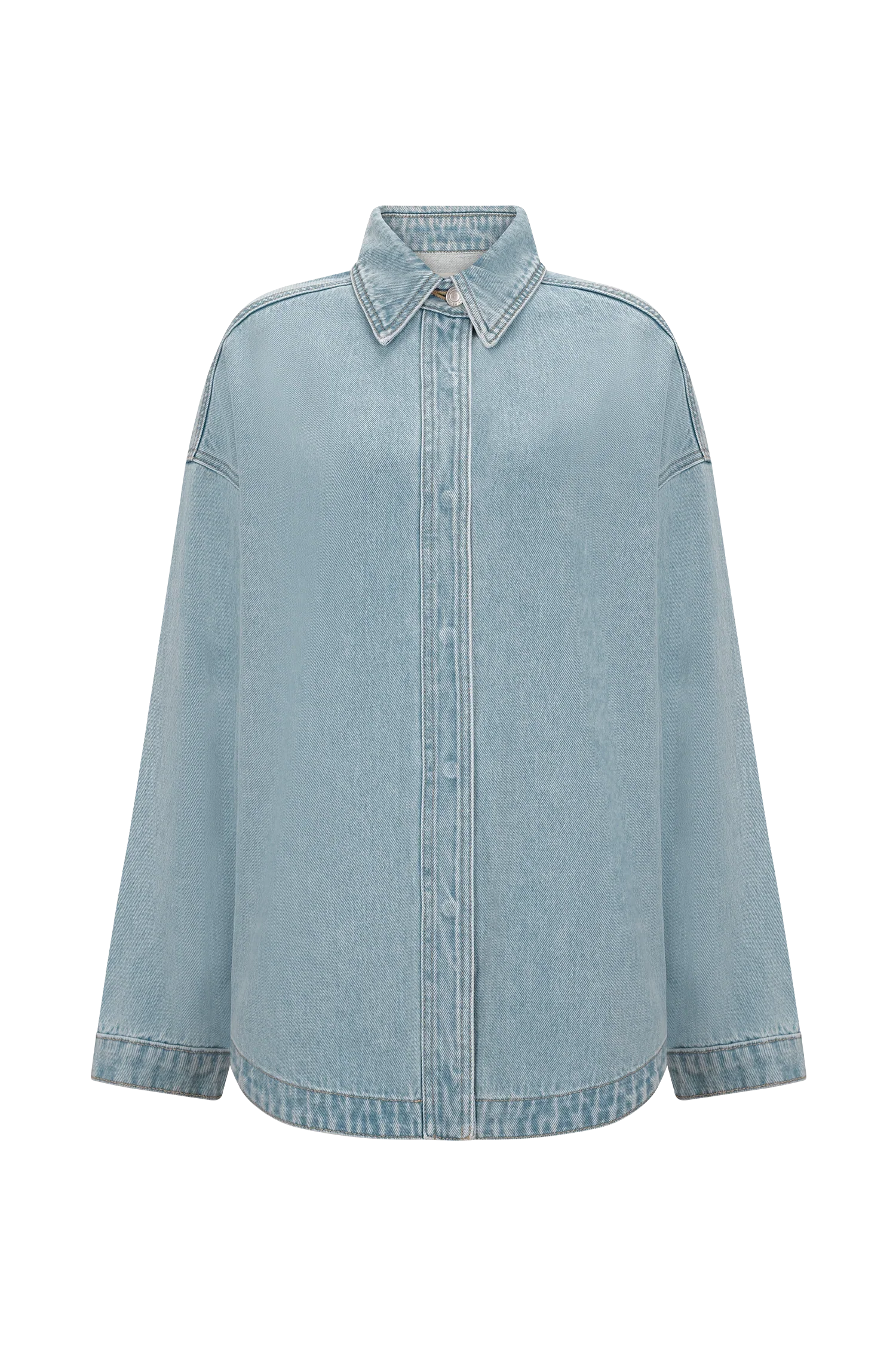 Lioda Oversized Denim Shirt 80S Blue