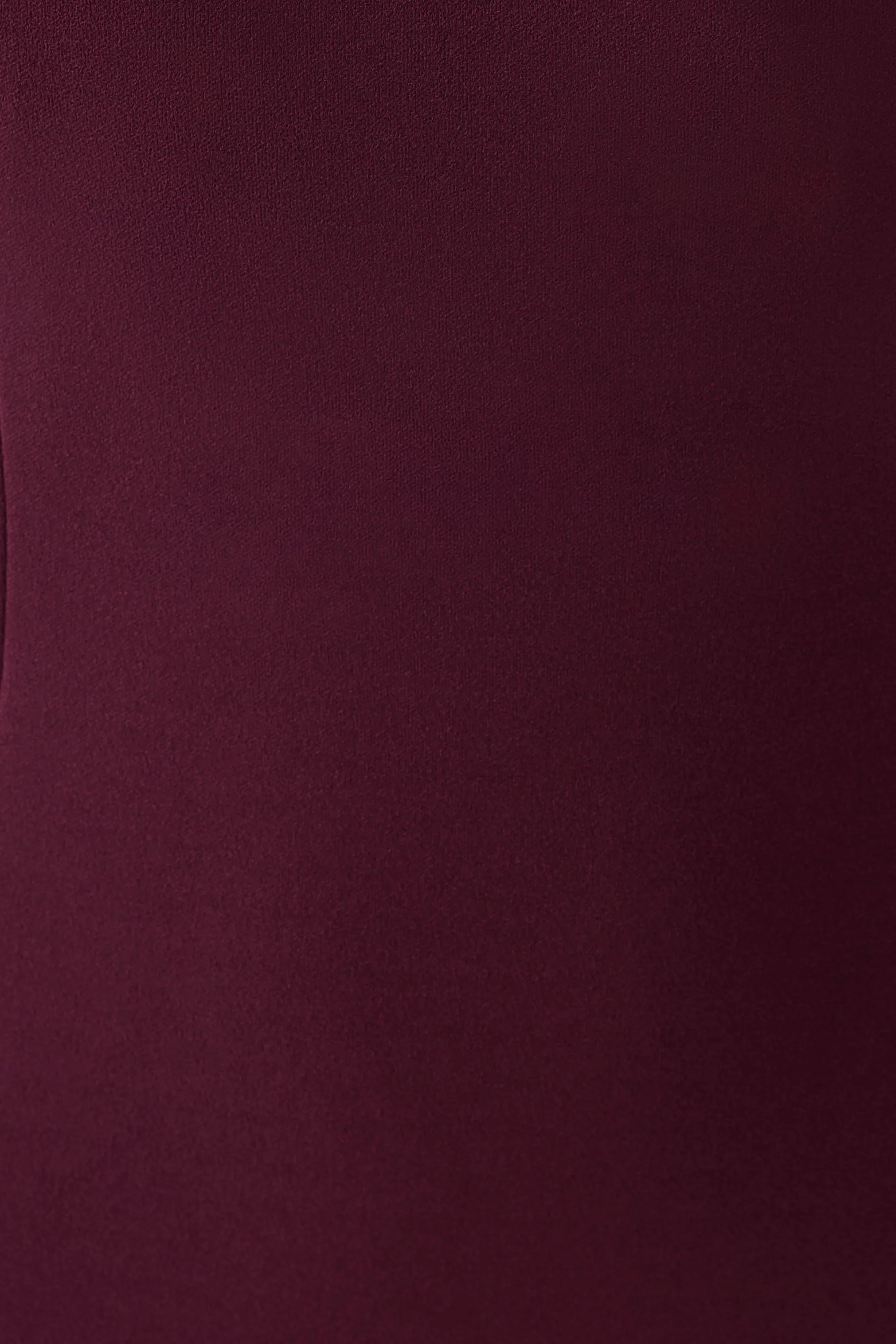 Cary Folded Strapless Crepe Midi Dress Wine