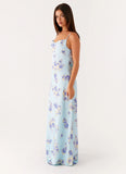 Liana Cowl Maxi Dress Print