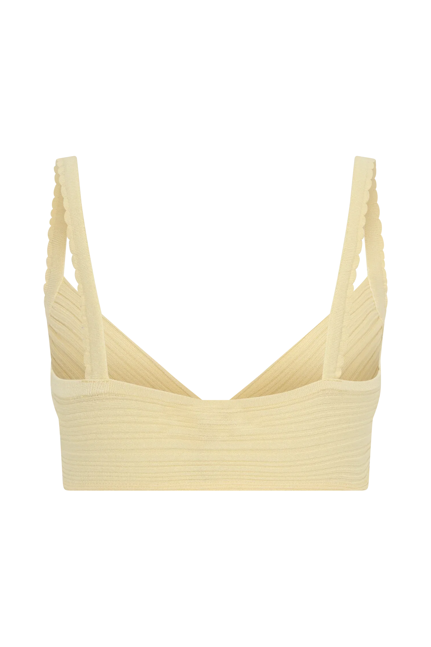 Coleene Pointelle Knit Top Lemon