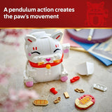 LEGO Lucky Cat Building Toy for Girls Boys Smiling Cat W Waving Paw Function for Kids Ages 9 Home Decor for Spring Festival Chinese New Year Celebrations Gift Idea for Birthdays 40813