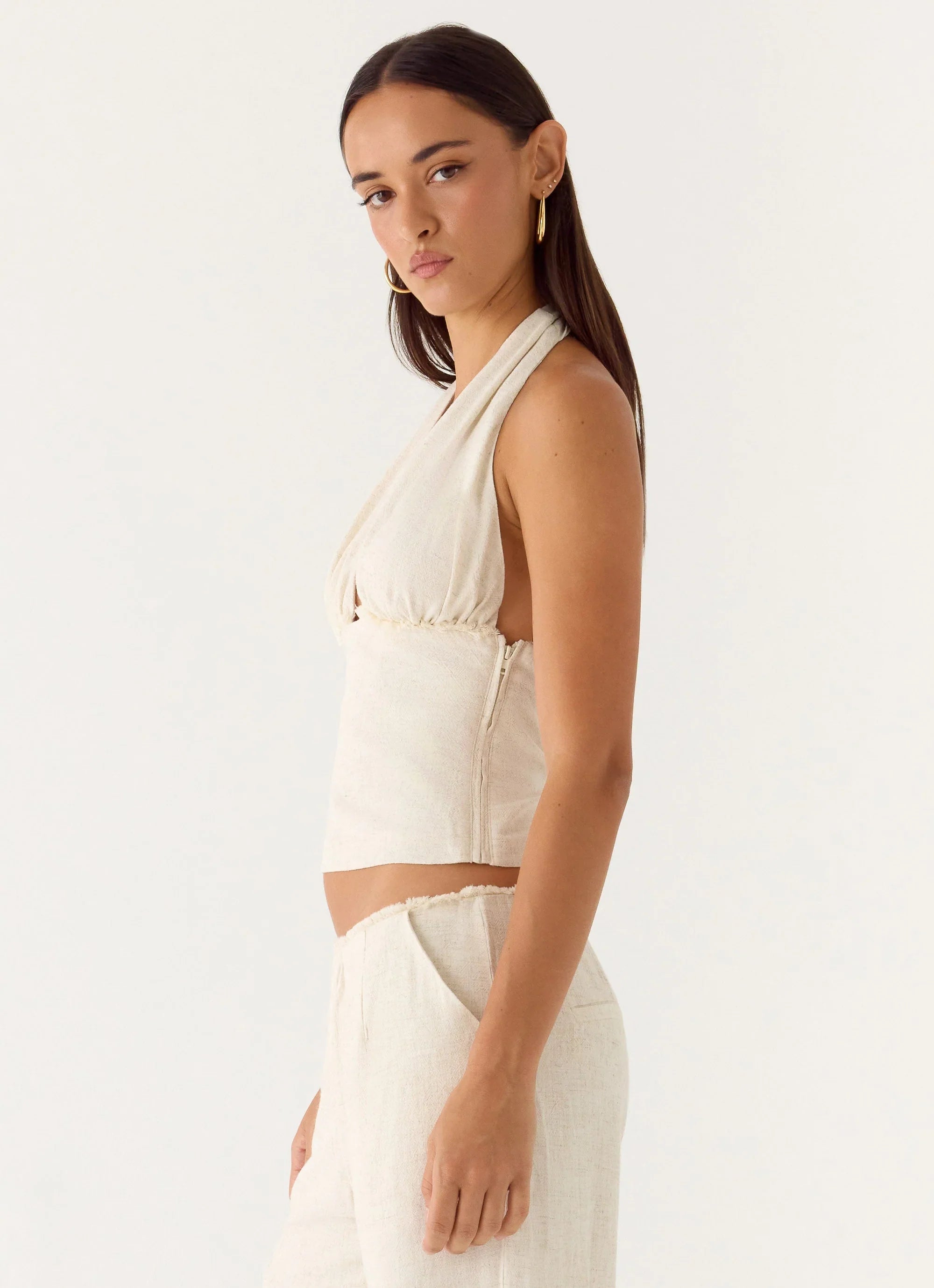 Josephina Halter Top Oat