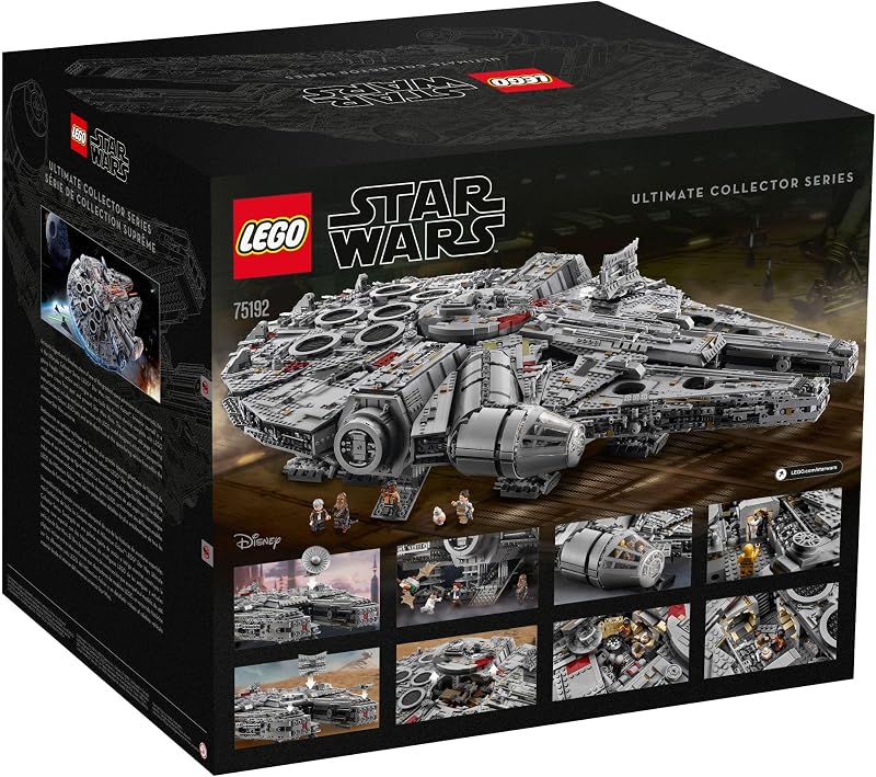 LEGO Star Wars Millennium Falcon Building Set for Adults Ages 16 Gift for Birthday Movie Collectible Model Kit Display in Home or Office 75192