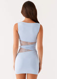 Echo Mini Dress Blue