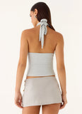 Merinda Mini Skort Misty Blue