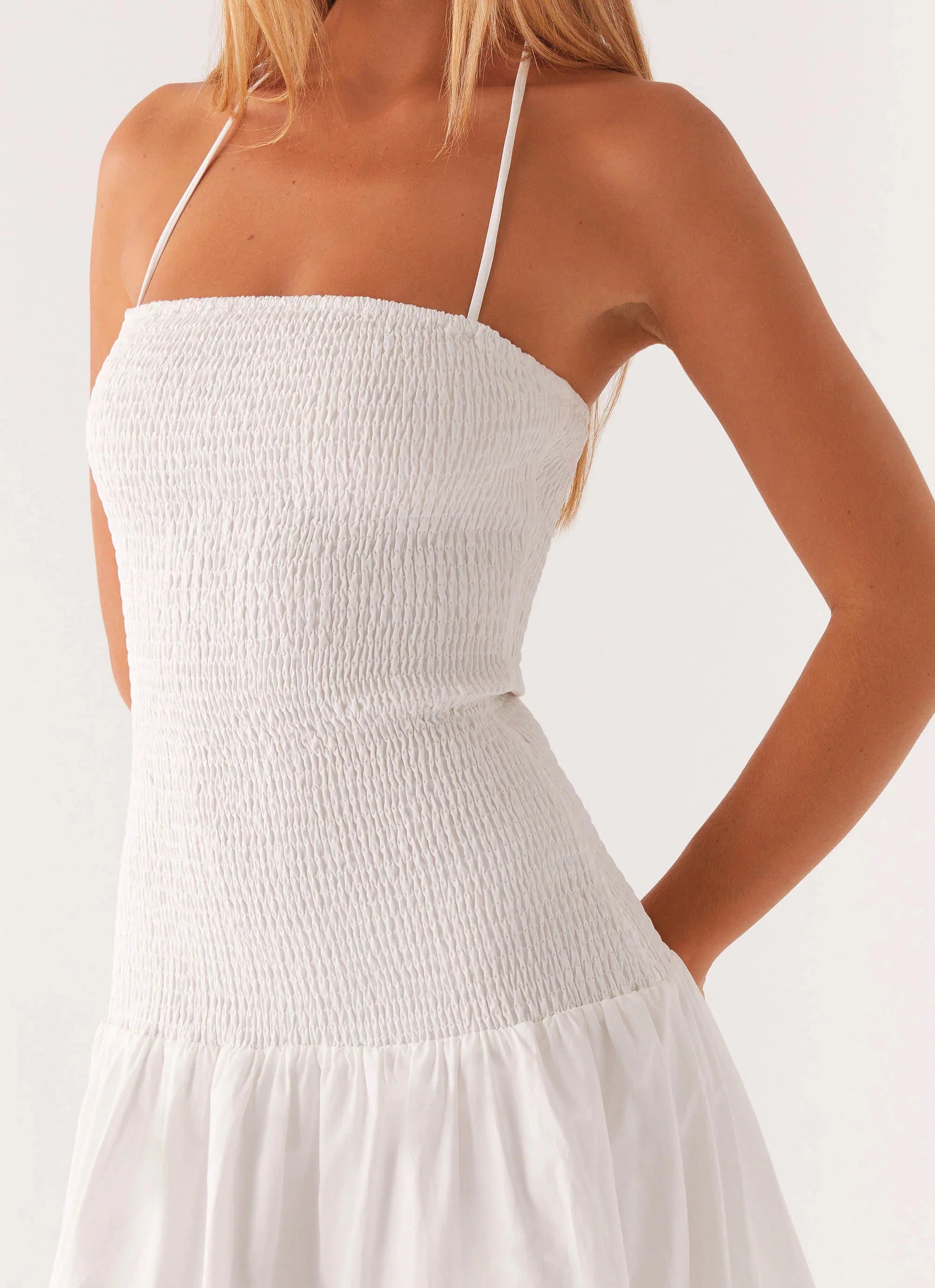 Zahra Maxi Dress White