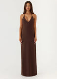 Endless Sunday Maxi Dress Chocolate