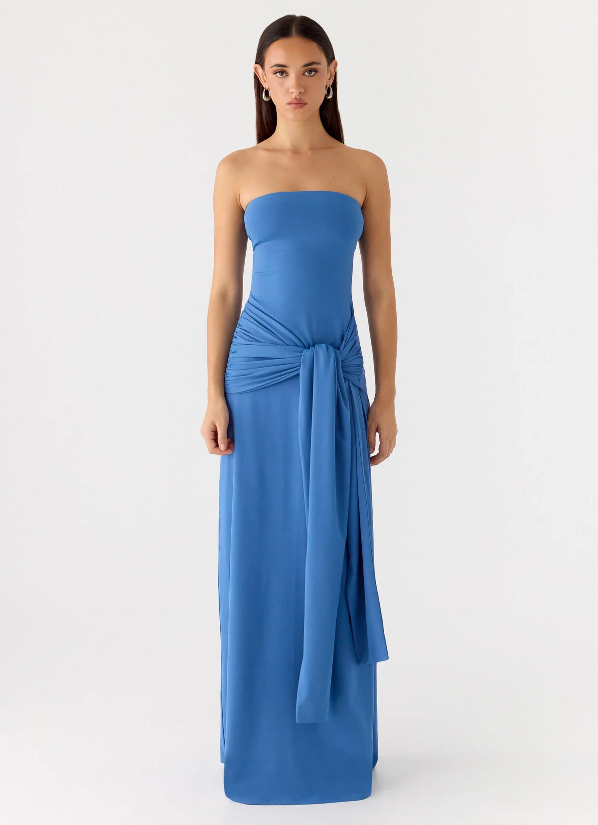 Stole My Heart Maxi Dress Washed Navy