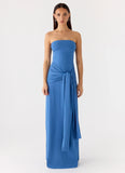 Stole My Heart Maxi Dress Washed Navy
