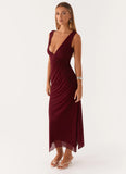Murphy Maxi Dress Deep Maroon