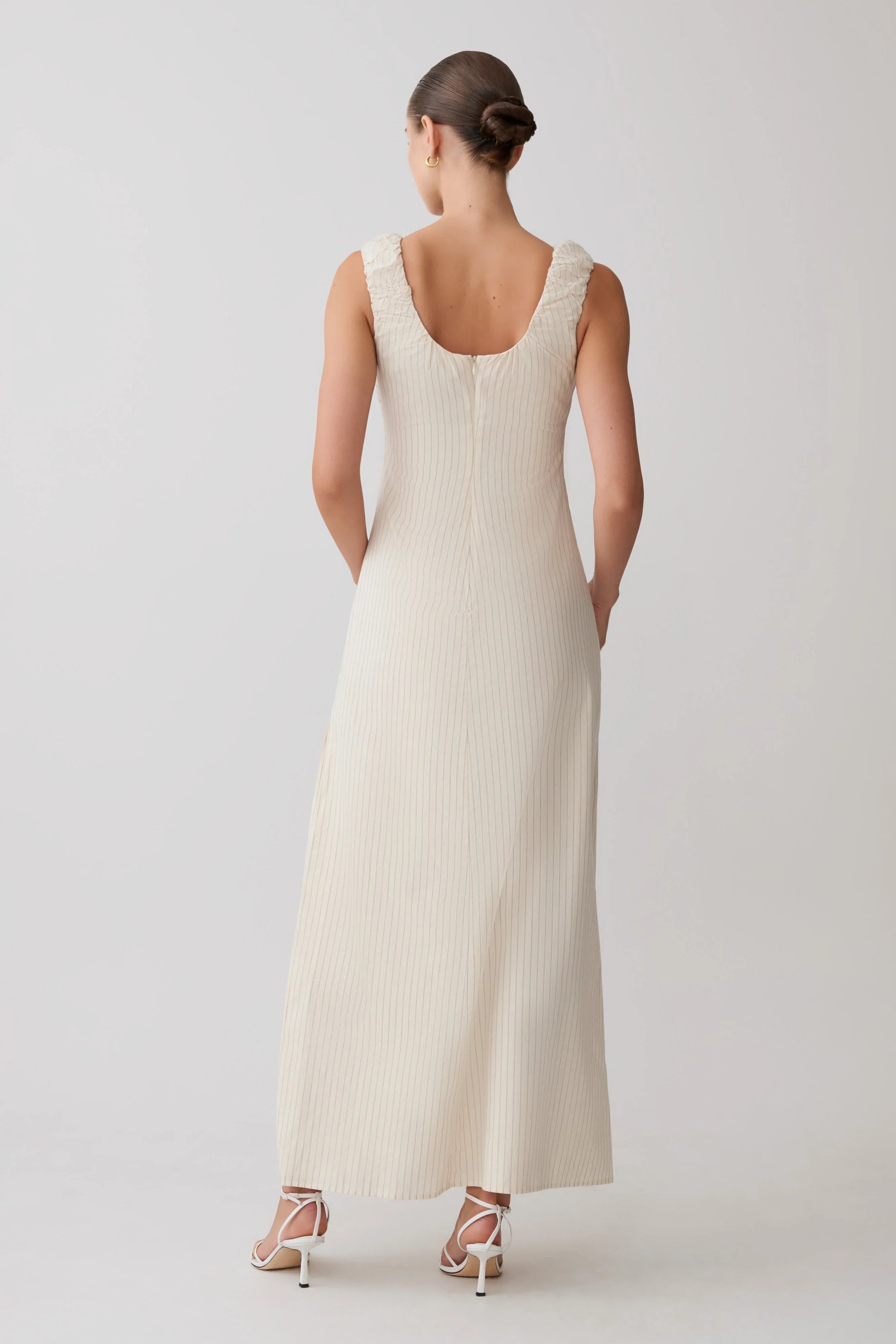 Anisa Scoop Neck Maxi Dress Stripe