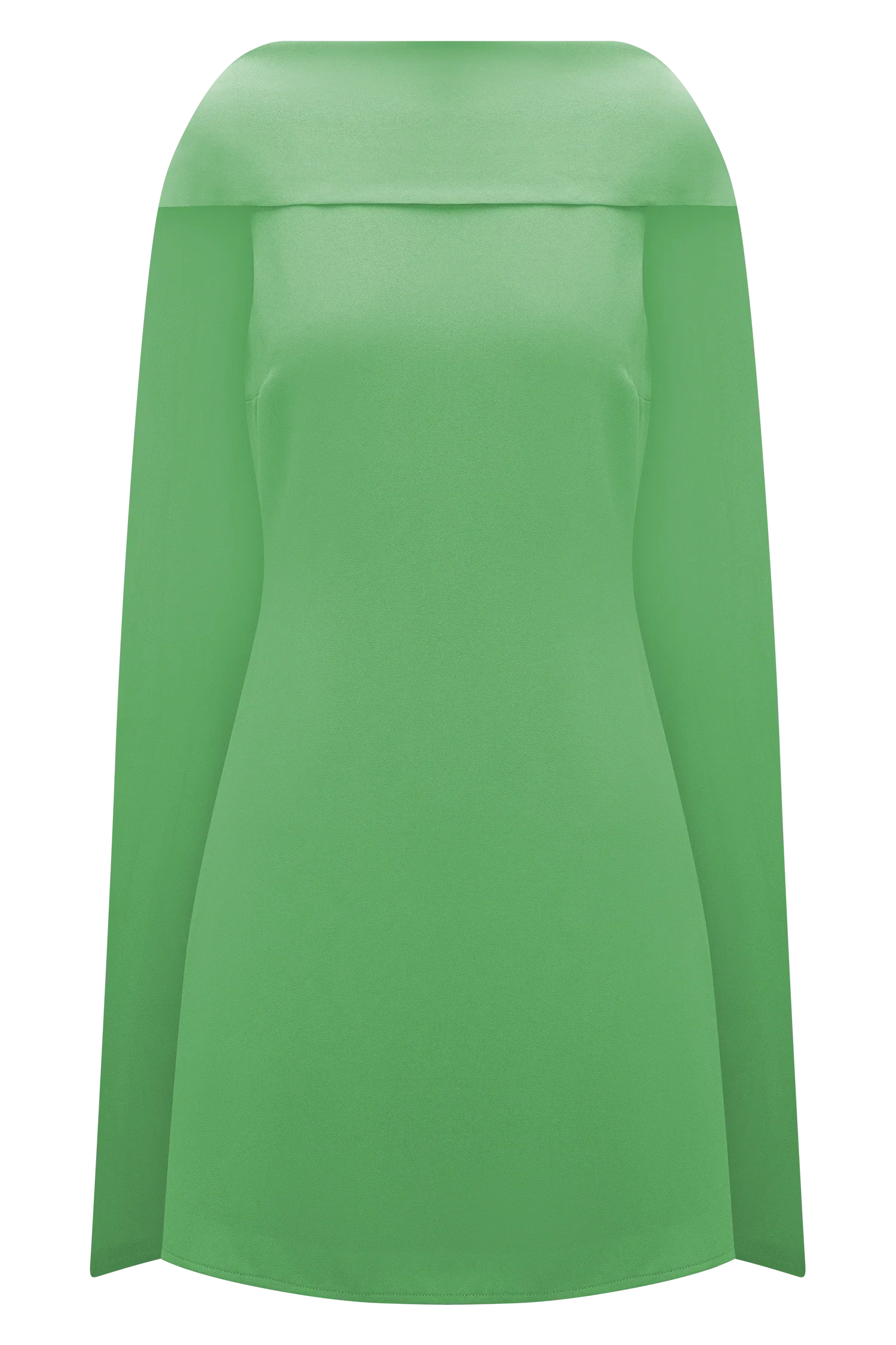 Wynter Scarf Draped Mini Dress Green