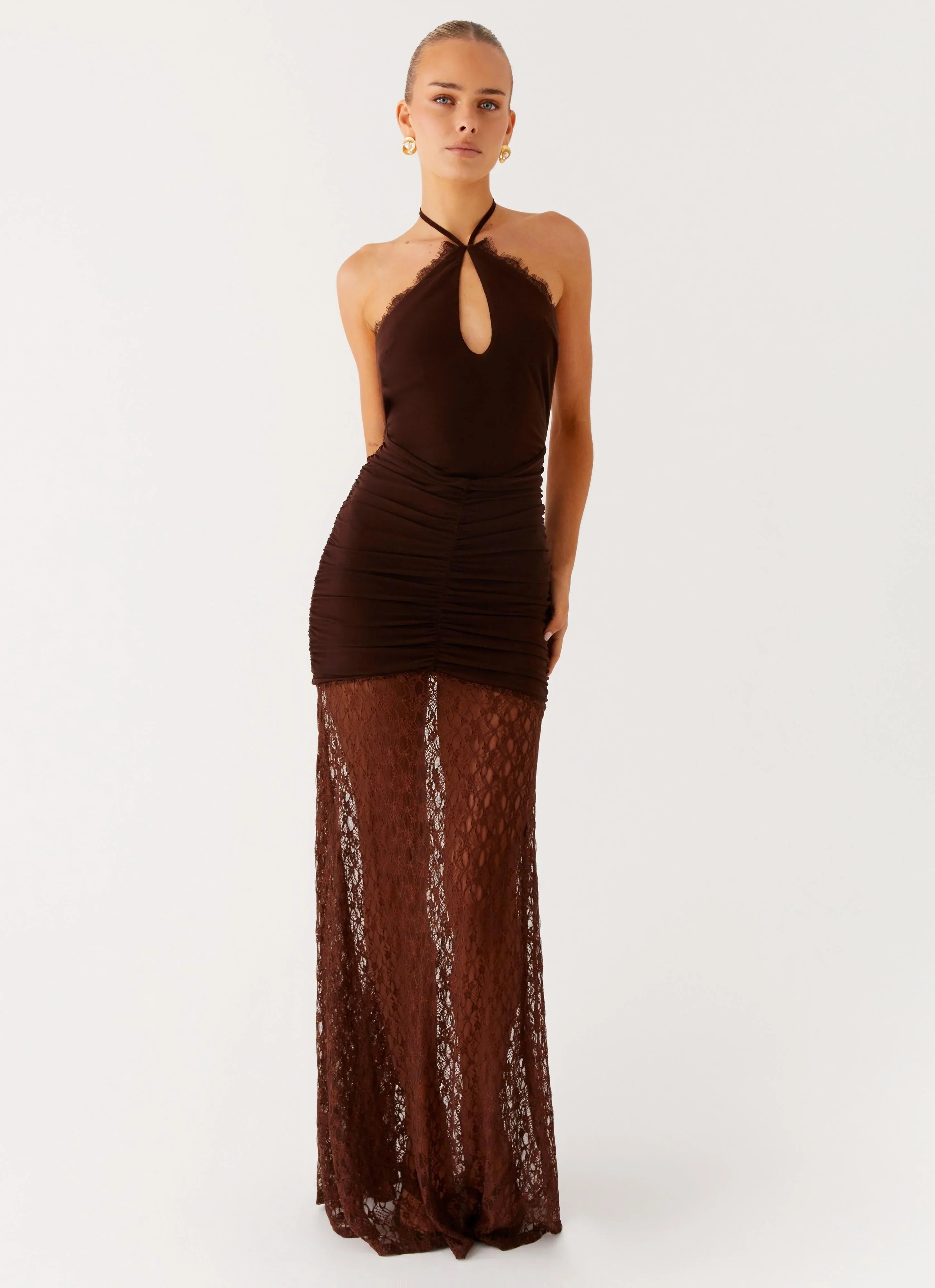 Somber Maxi Dress Chocolate