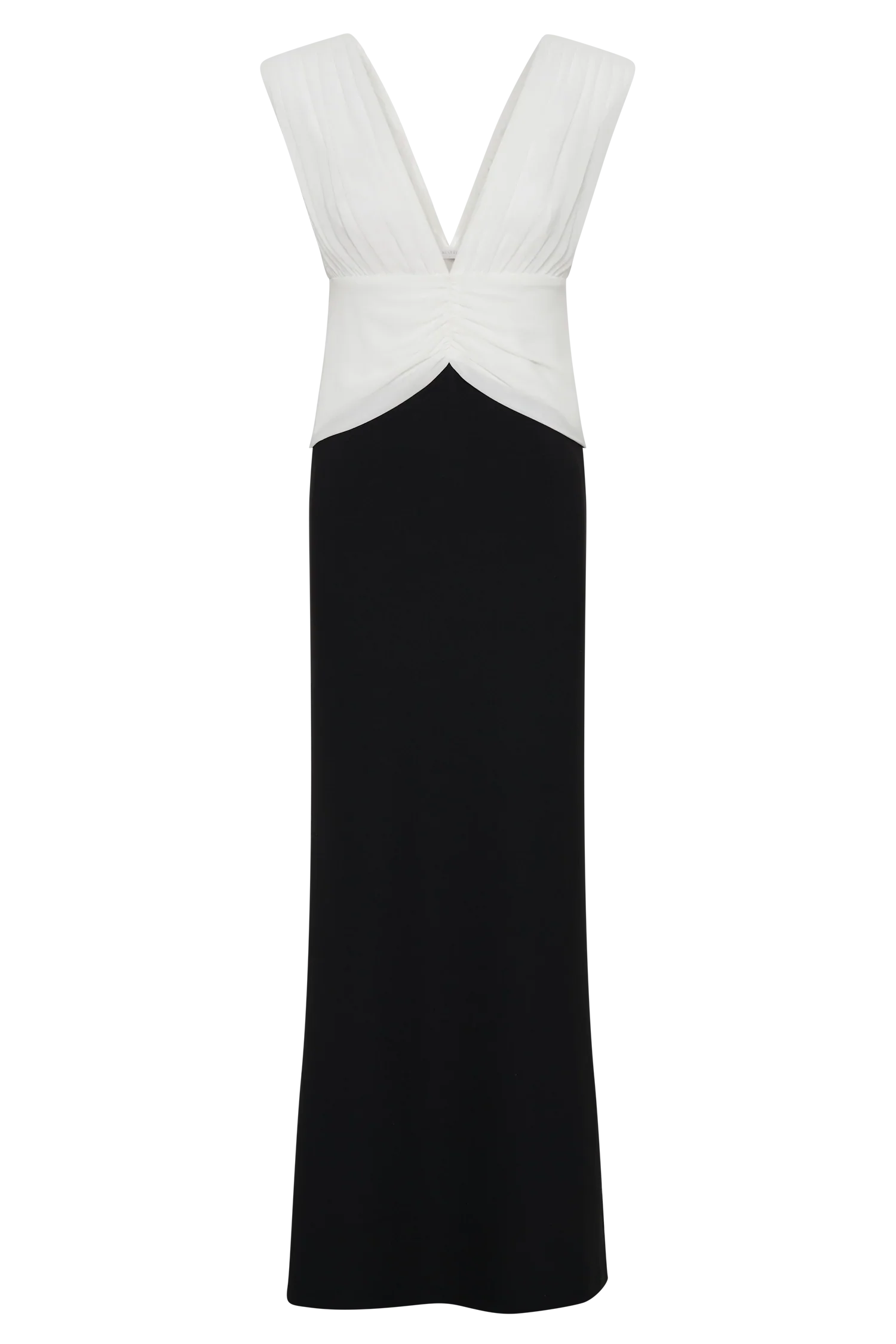 Monique Contrast Maxi Dress Black