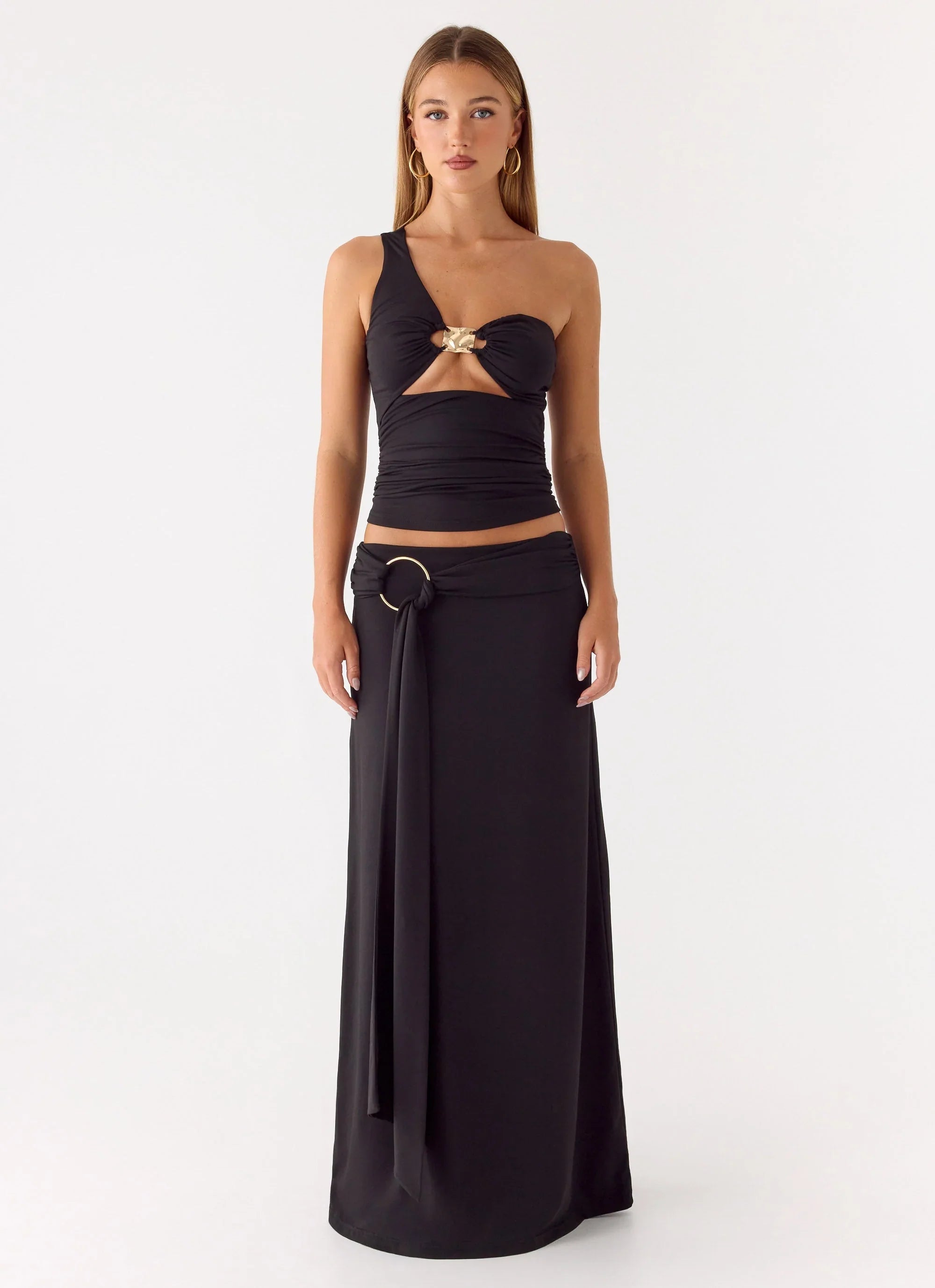 Ravi Maxi Skirt Black
