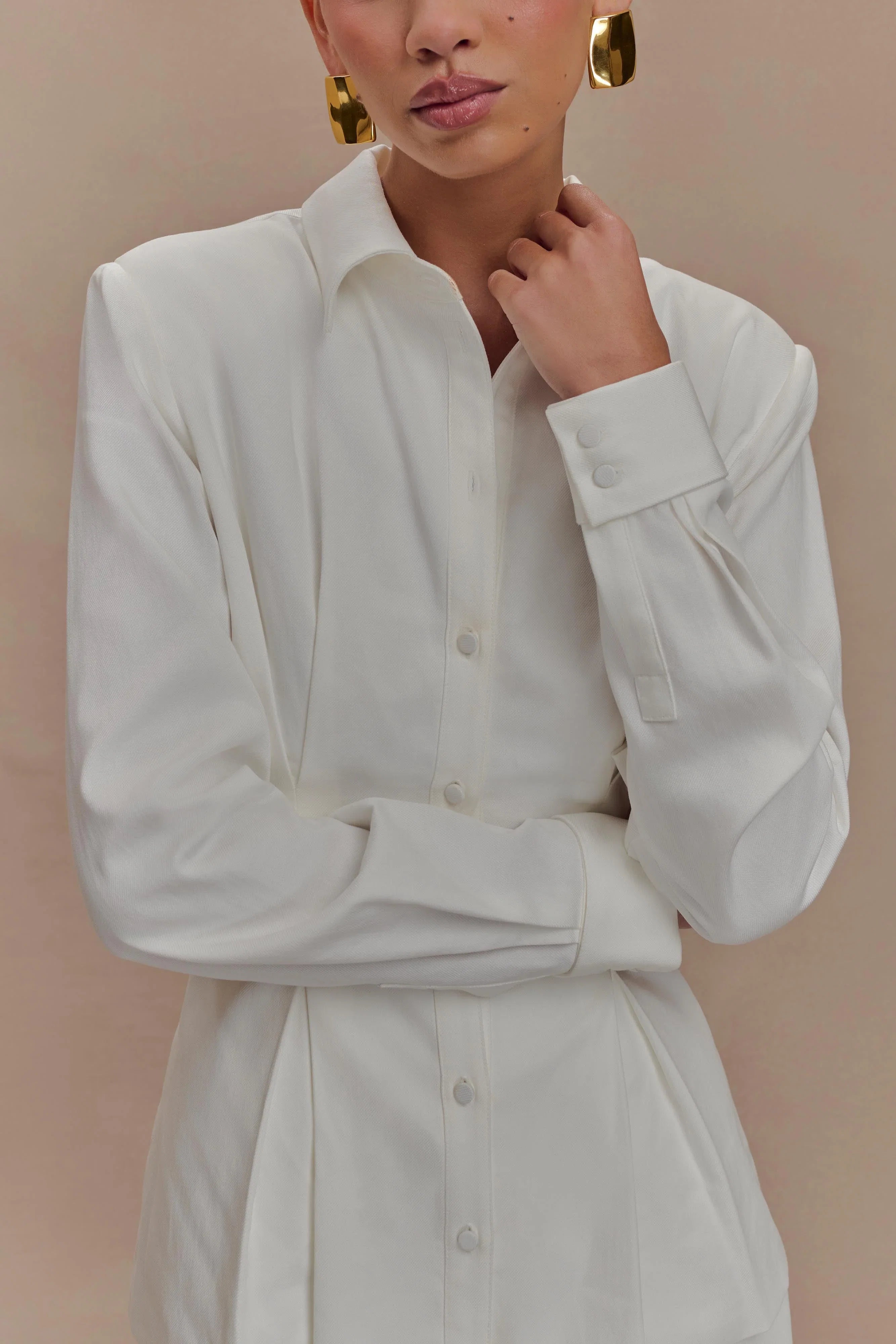 Rhia Oversized Shirt White