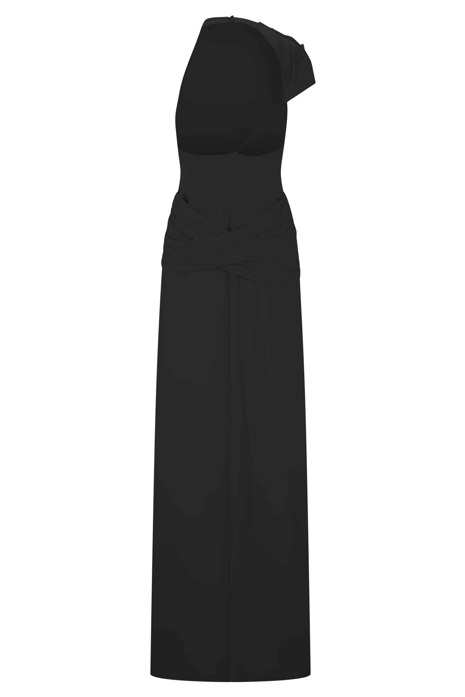 Analia Chiffon Maxi Dress Black