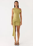 Zander Mini Dress Green Olive