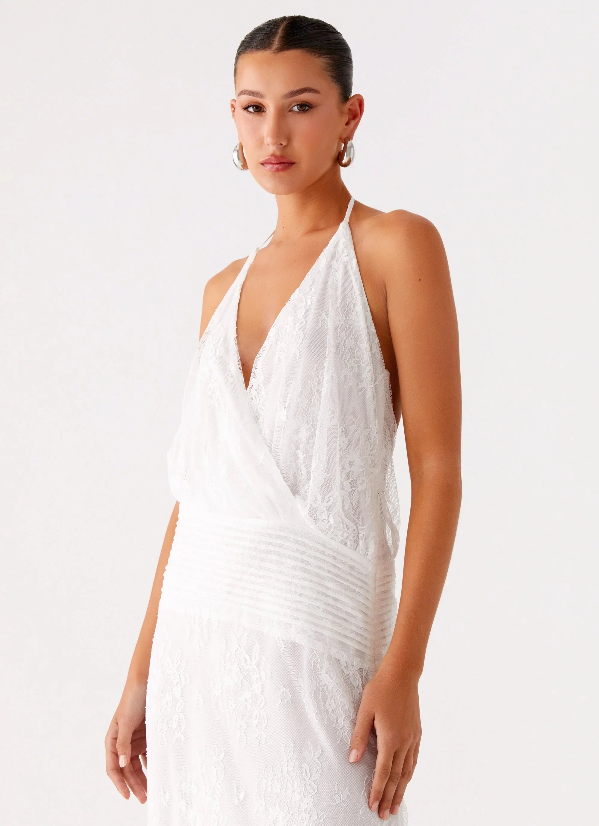 Reinhart Halter Maxi Dress White