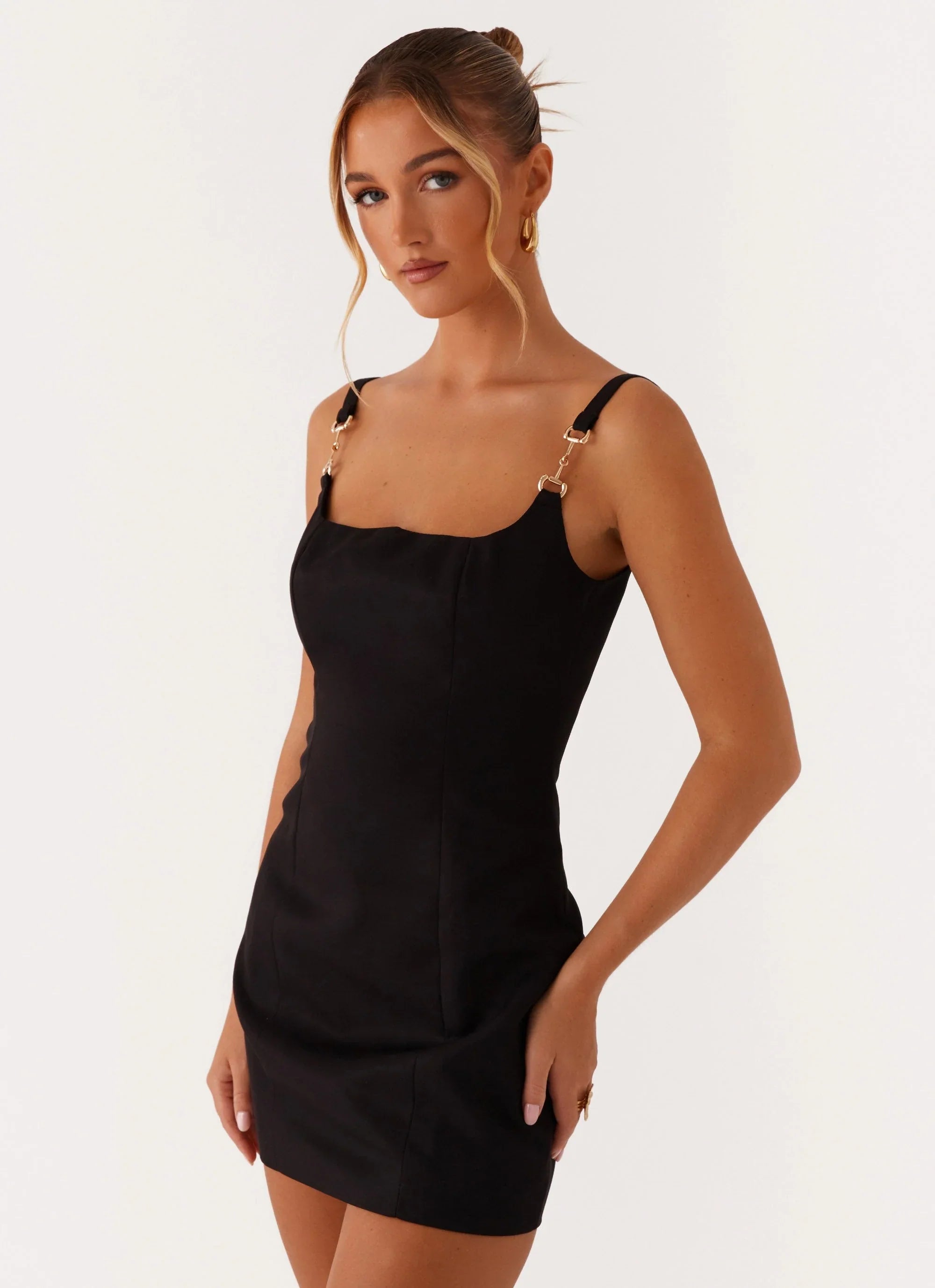 Aretha Mini Dress Black
